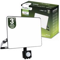 Reflektor LED AZZLER 50W 6000lm 4000K IP44 Halogen externí Svítidlo z čidlem Pohybu černá LUMILED