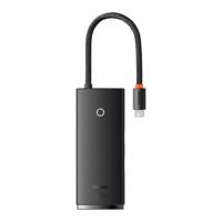 Rozbočovač 6v1 Baseus Lite Series USB-C na 2x USB 3.0 + USB-C + HDMI + SD/TF (černý) 033106