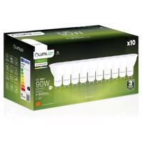 Sada 10x LED žárovka LED GU10 10W = 90W 900lm 4000K Neutrální bílá 120° LUMILED