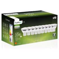 Sada 10x LED žárovka MR11 2,5W = 20W 220lm 4000K Neutrální bílá 120° 12V LUMILED