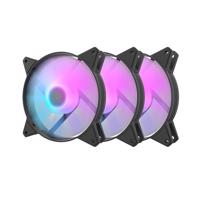 Sada počítačových ventilátorů RGB Darkflash C6 3v1 120x120 (černá)