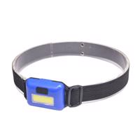 Solight LED čelová svítilna, 3W COB, modrá, 3x AAA