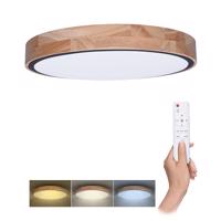 Solight LED osvětlení s dálkovým ovladačem Iron Oak, 48W, 3360lm, 40cm, změna chromatičnosti, stmívatelné WO8005