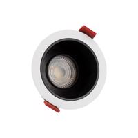 SPECTRUMLED FIALE COMFORT ANTI - GLARE GU10 250V IP20 FI85X50MM Bílá ROUND REFLECTOR Černá, ADJUSTABLE SLIP001017