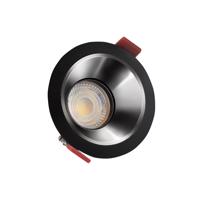 SPECTRUMLED FIALE COMFORT ANTI - GLARE GU10 250V IP20 FI85X50MM Černá ROUND, REFLECTOR SILVER, ADJUSTABLE SLIP001020
