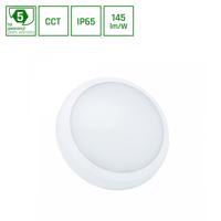 SPECTRUMLED NYMPHEA CITY PRO 2 18/24W CCT 230V 120DEG IP65 IK08 FI320X80MM Bílá ROUND 5Y WARRANTY SLI031039CCT_PW