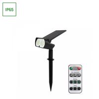 SPECTRUMLED Solární lampa s dálkovým ovládáním OCULUS SOLARIS CCT IP65 Černá SLI049002