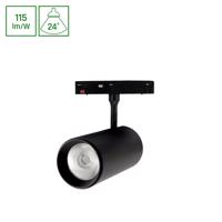 SPECTRUMLED SYSTEM SHIFT BASIC - SPOT L LUMINAIRE DIRECTIONAL 55X120X180MM 20W 3000K Černá