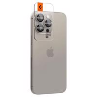 Spigen Optik.tR EZ Fit Camera Protector pro iPhone 14 Pro / Pro Max / 15 Pro / Pro Max - přírodní titan 2 ks. 8809971220545
