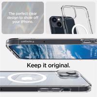 Spigen Ultra Hybrid Mag pouzdro s MagSafe pro iPhone 14 - průhledné bílé 8809811865264