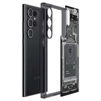 Spigen Ultra Hybridní pouzdro pro Samsung Galaxy S24 Ultra - tmavě šedé (Zero One design) 8809971221788