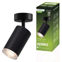 Svítidlo Ścienny Svítidlo stropní Reflektor LED Spot GU10 IP44 ADERO černá Lumiled