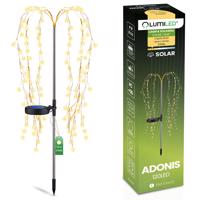 Svítidlo solární zahradní LED ADONIS 3000K Wbijana Dekorační Drzewko LUMILED