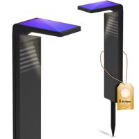 Svítidlo solární zahradní LED sloupek 41cm HORIUS 4000K IPX4  LUMILED LUMSOL1170