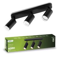 Svítidlo stropní Reflektor LED Spot 3x GU10 IP44 ADERO černá Lumiled