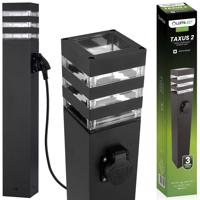 Svítidlo zahradní Sloupek externí Stojący E27 LED z Gniazdem TAXUS 2 60cm LUMILED LUMOGR0769