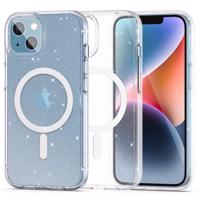 Tech-Protect FlexAir Hybrid MagSafe pouzdro pro iPhone 13 / 14 - průhledný brokát