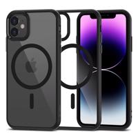 Tech-Protect MagMat MagSafe pouzdro pro iPhone 11 - průhledné-černé