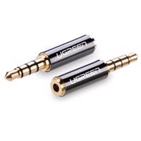 Ugreen audio adaptér jack 3,5 mm samec na jack 2,5 mm samice černý (20502) 6957303825028